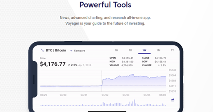 Voyager Crypto App