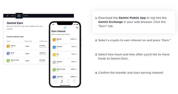 Gemini Earn