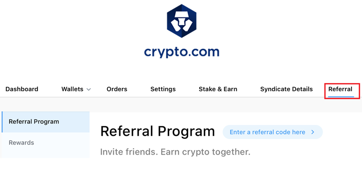 Crypto.com Referral Program